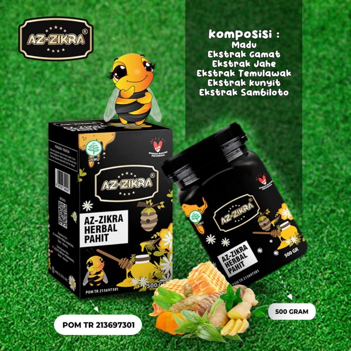 

(BISA COD) Madu Azzikra Hitam Pahit Special Odeng Asli 100% - HERB PAHIT POM