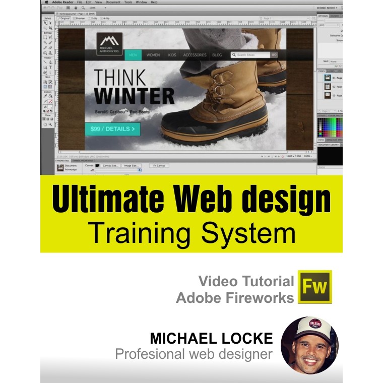 video tutorial Ultimate Web Design adobe fireworks