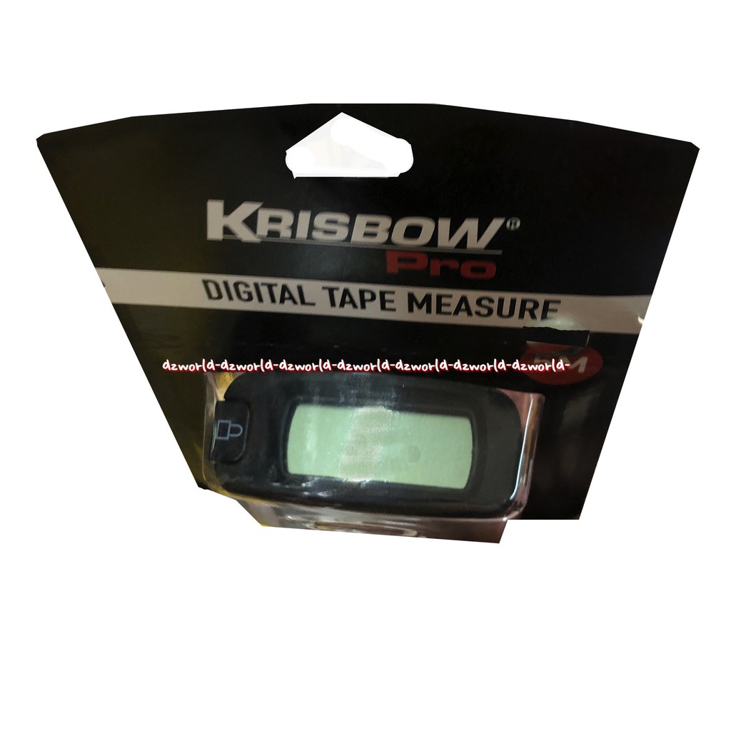 Krisbow Pro Digital Tape Measure 5 Meter Meteran Digital Dapat Mengukur Hingga Panjang 5 Meter