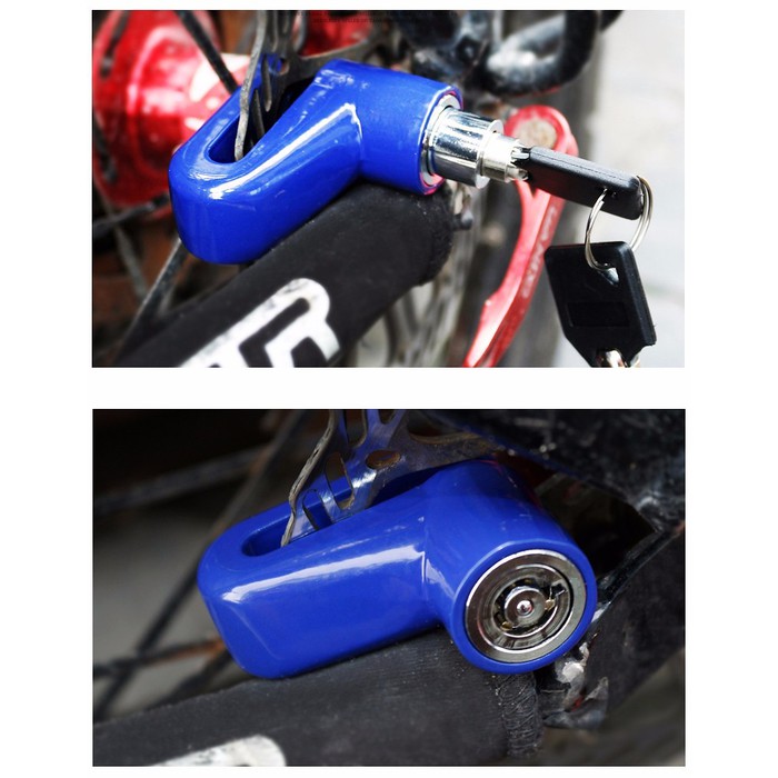 Kunci Gembok Rem Cakram Sepeda Motor Universal Besi Anti Air Kuat