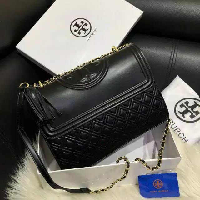 Tas Shoulder Import Tory Burch Flemingo Premium Quality