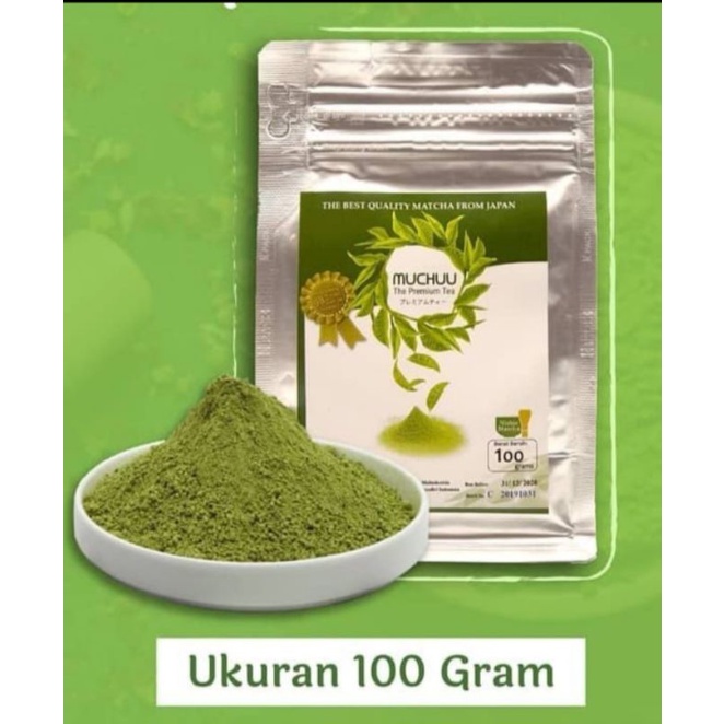 

Matcha Muchuu powder kemasan pouch 100gram