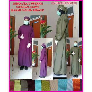 JUBAH OPERASI GAUN BEDAH OPERASI SURGICAL GOWN 