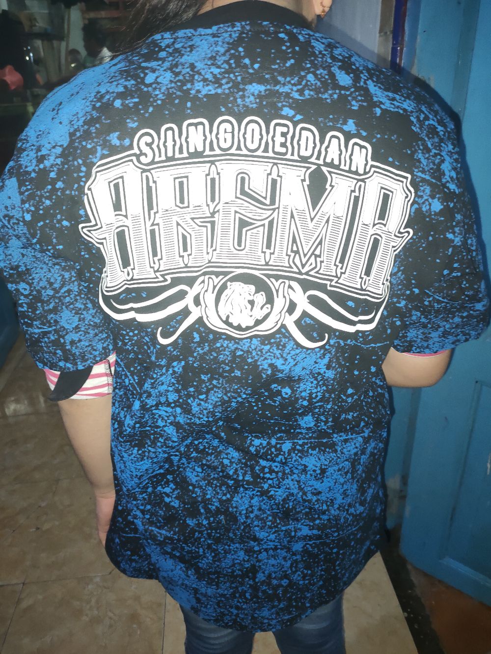 Baju Kaos Arema Aremania Baru Murah Bahan Katun Mboissam Kc 10