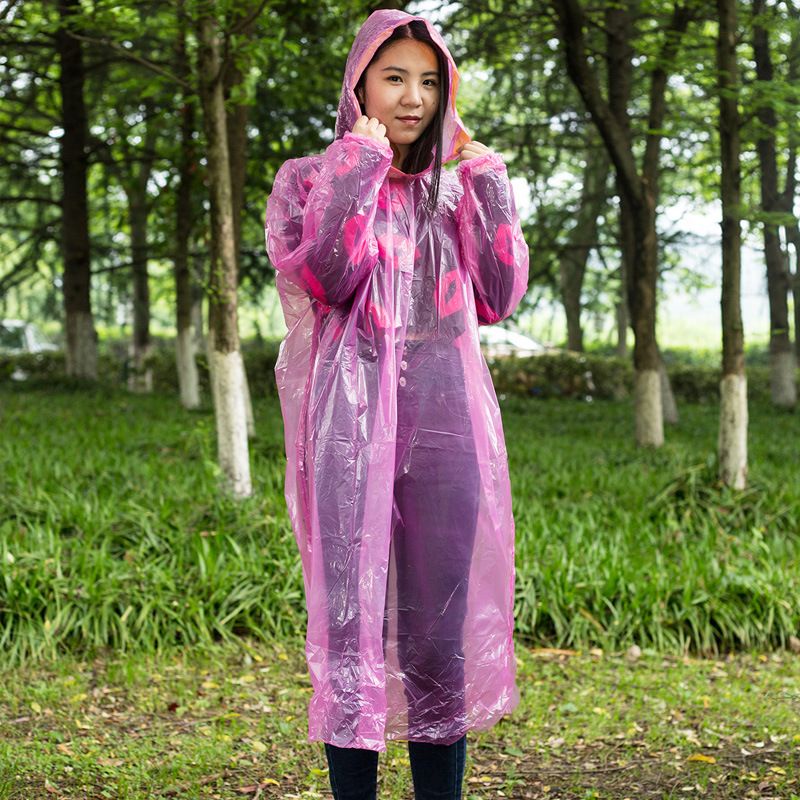 OS Jas Hujan M / Plastik Sekali Pakai / RainCoat Plastic Disposable Emergency