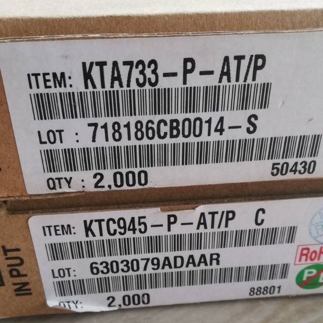 TRANSISTOR TR C945 A733 KEC ROLL