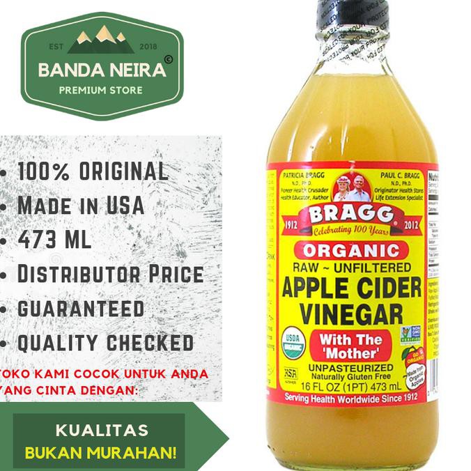 

>< Bragg Organic Apple Cider Vinegar - 473 Ml