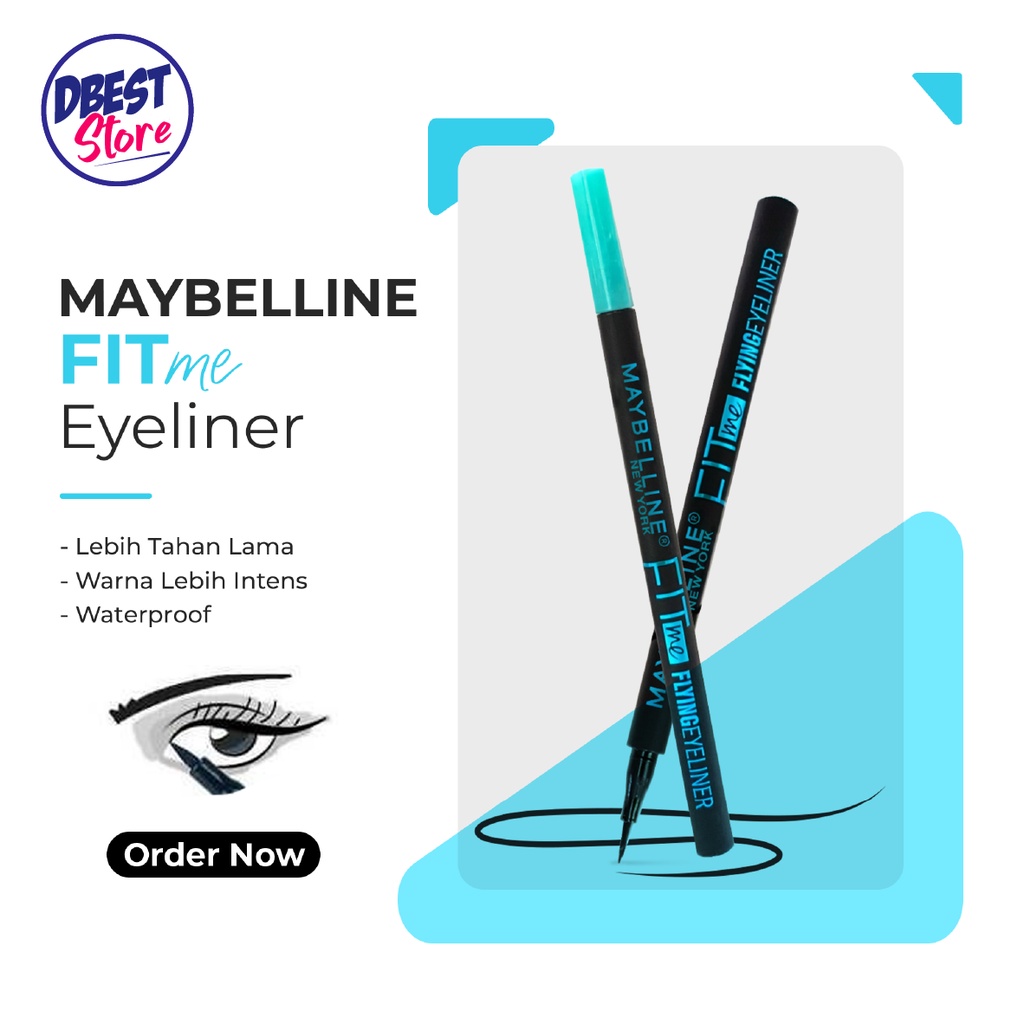 MAYBELLINE FIT ME WATERPROOF EYELINER SPIDOL - 1 PCS