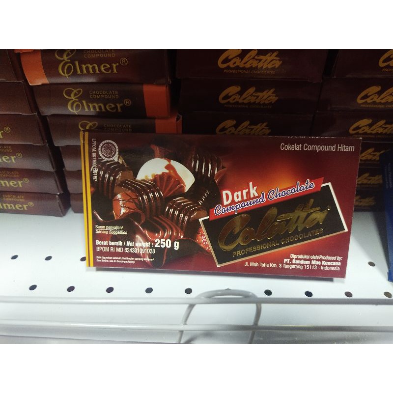 

choklat dark colatta dark 250g