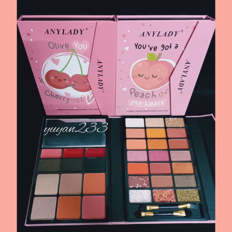 PROMO!!!EYESHADOW PALETTE FRUIT/PENGANTEN ANY LADY 8603F/8603D/8603G