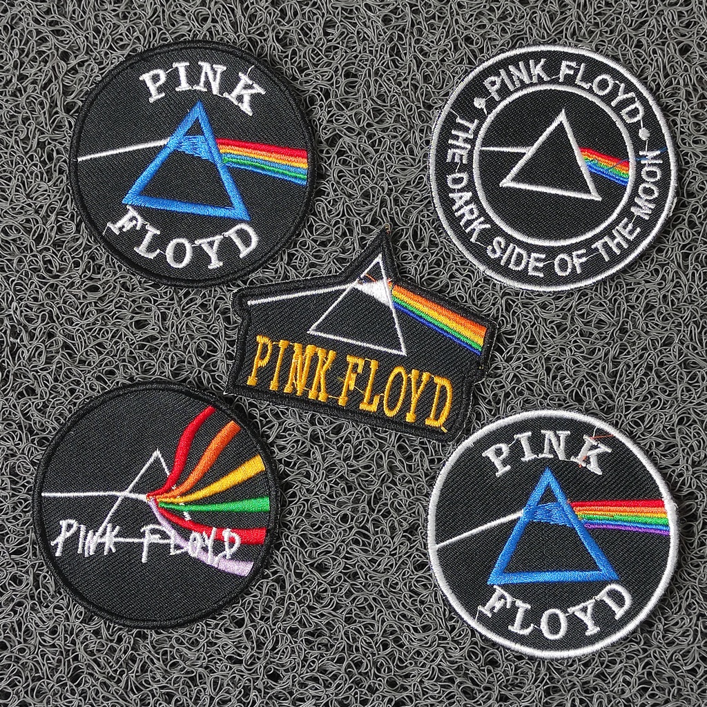 Backpatch Satu Set Patch Bordir Jahit Pink Floyd