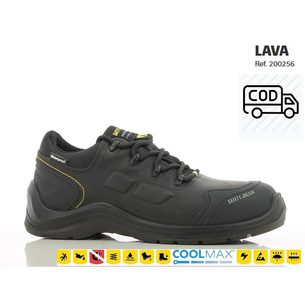 Sepatu Safety JOGGER LAVA BROWN S3 ESD