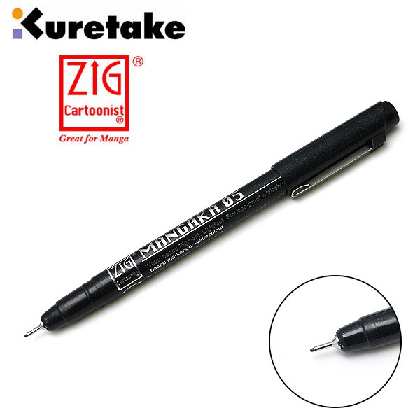 

ZIG MANGAKA DRAWING PEN 05 Black, Sepia, Violet (CNM-05)