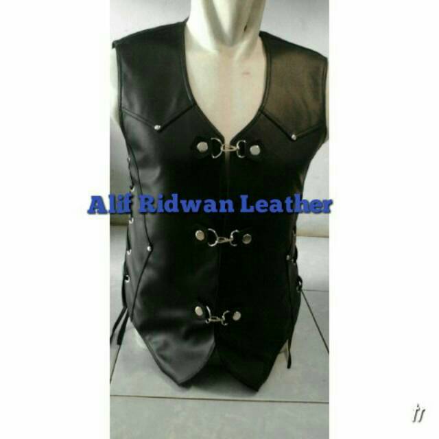 jaket kulit rompi pria,jaket rompi sintesis ,jaket rompi semi kulit , jaket motor