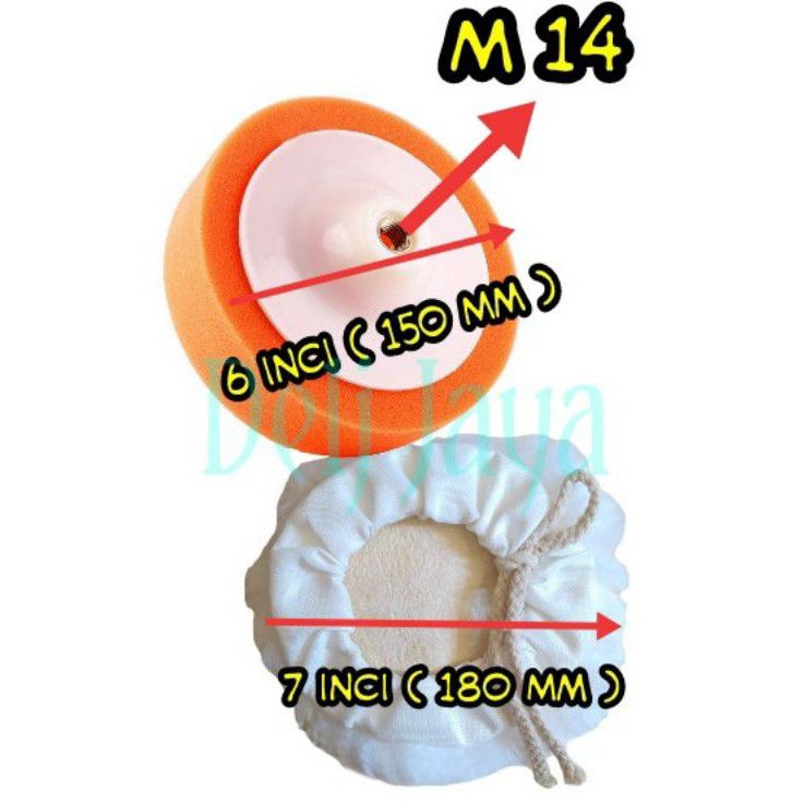 Tapak tatakan Busa Sponge Poles | Kain wol wool poles mesin poles