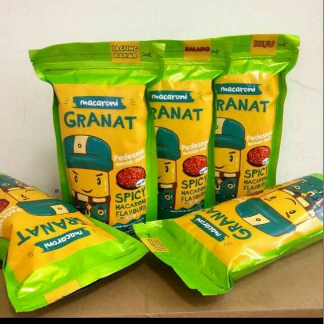 

Macaroni GRANAT pedesnya meledak dimulut