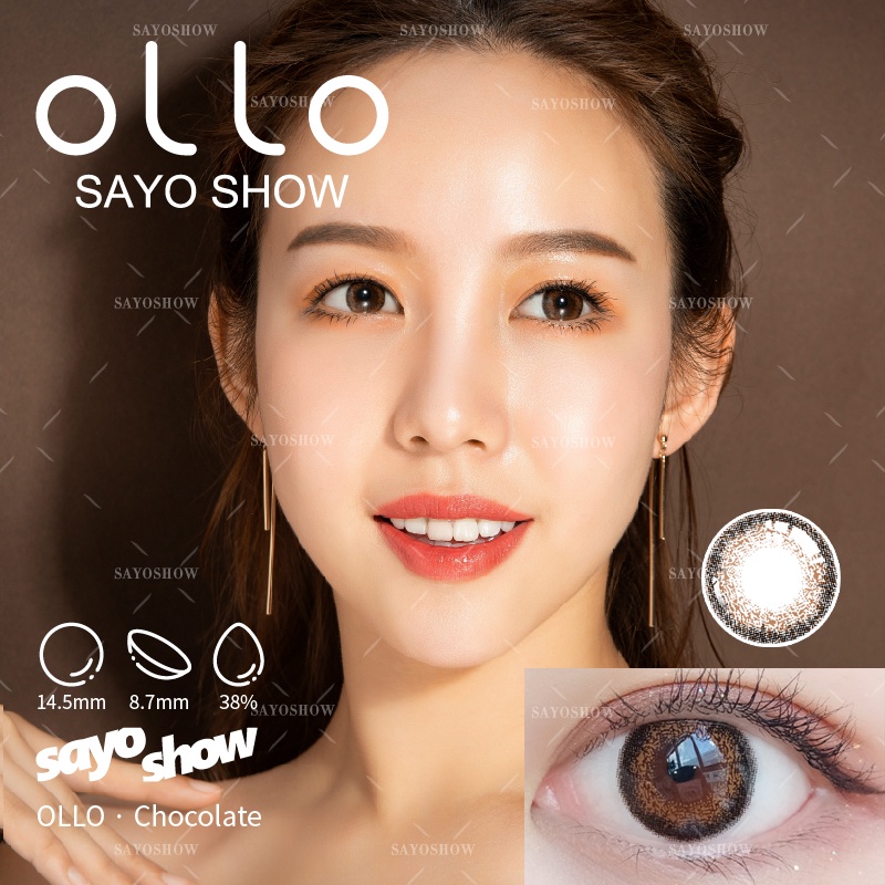 SAYOSHOW - Softlens OLLO Normal, Minus 1.00 S/D 8.00 (14 mm)