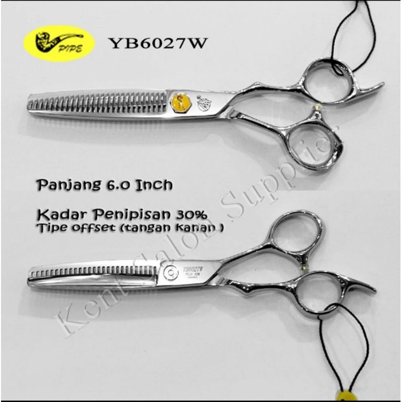 

Gunting Penipis 30% pipe YB6027W