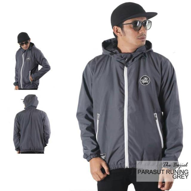 Jaket Run Bojiel bahan despo allsize