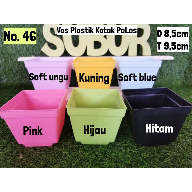 Vas plastik / Pot plastik / Vas bunga / Pot bunga