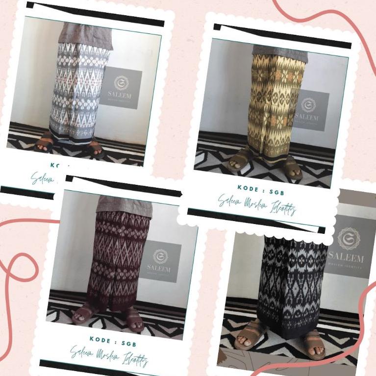 HITAM sarung Goyor  hitam asli atbm bukan printing goyor tenun • Xcd31au22ᴴ