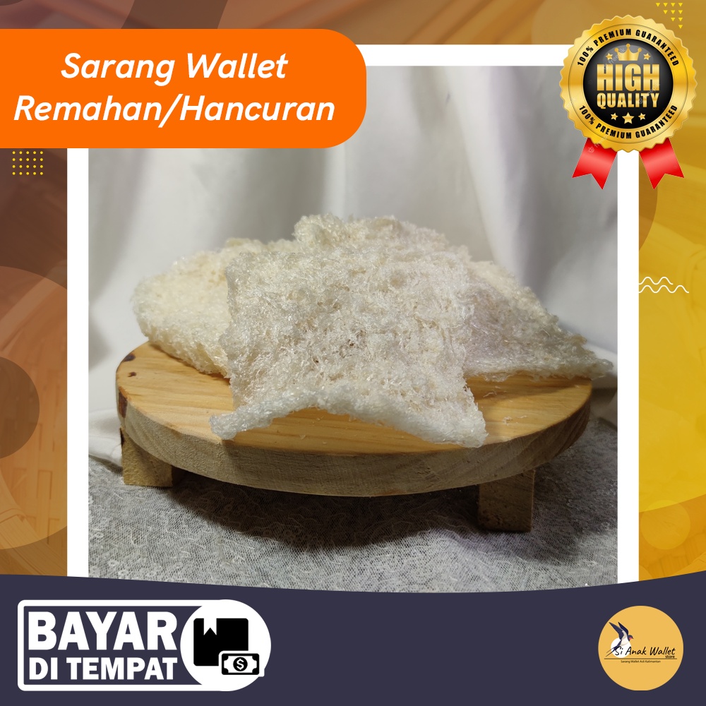 

Sarang Burung Walet Kering Remahan Hancuran Sarang Burung Wallet Siap Masak Sarang Walet Original Sarang Wallet Asli Remah Serat Hancuran