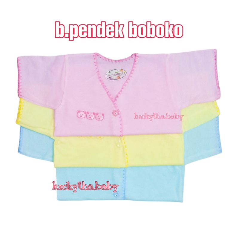 BAJU BAYI POLOS / BAJU BAYI BOBOKO NECI / BAJU ATASAN BAYI NEW BORN PENDEK