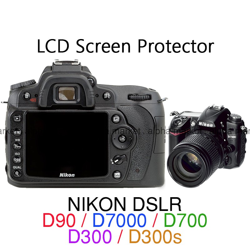 Anti gores LCD Screen Protector Protect Guard Cover Kamera Camera Nikon DSLR D700 D300 D300s d90