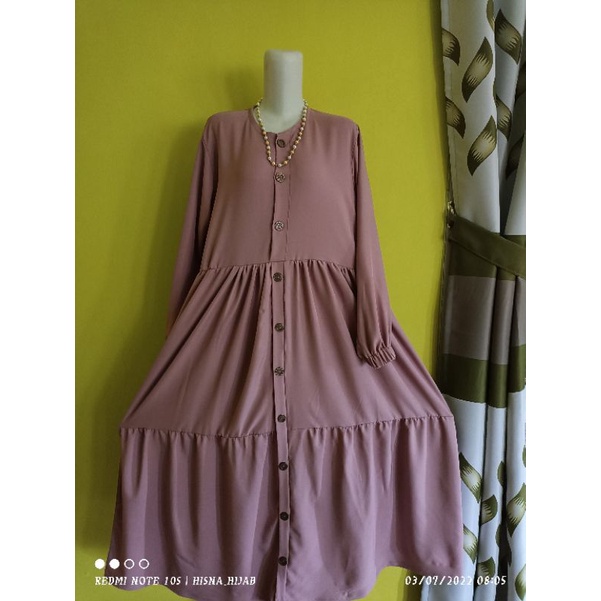 long dress korea kekinian