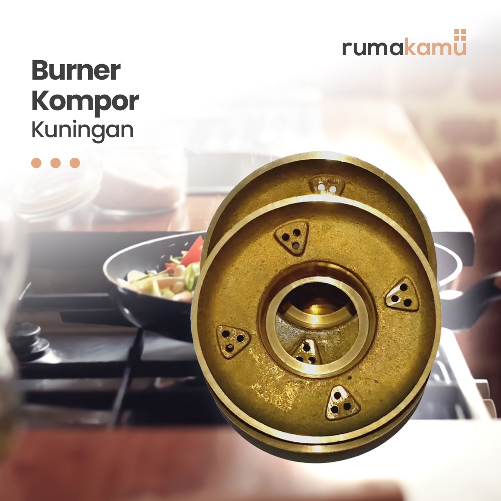 Burner Kompor Gas Kuningan Portable Umum Universal Made In Japan