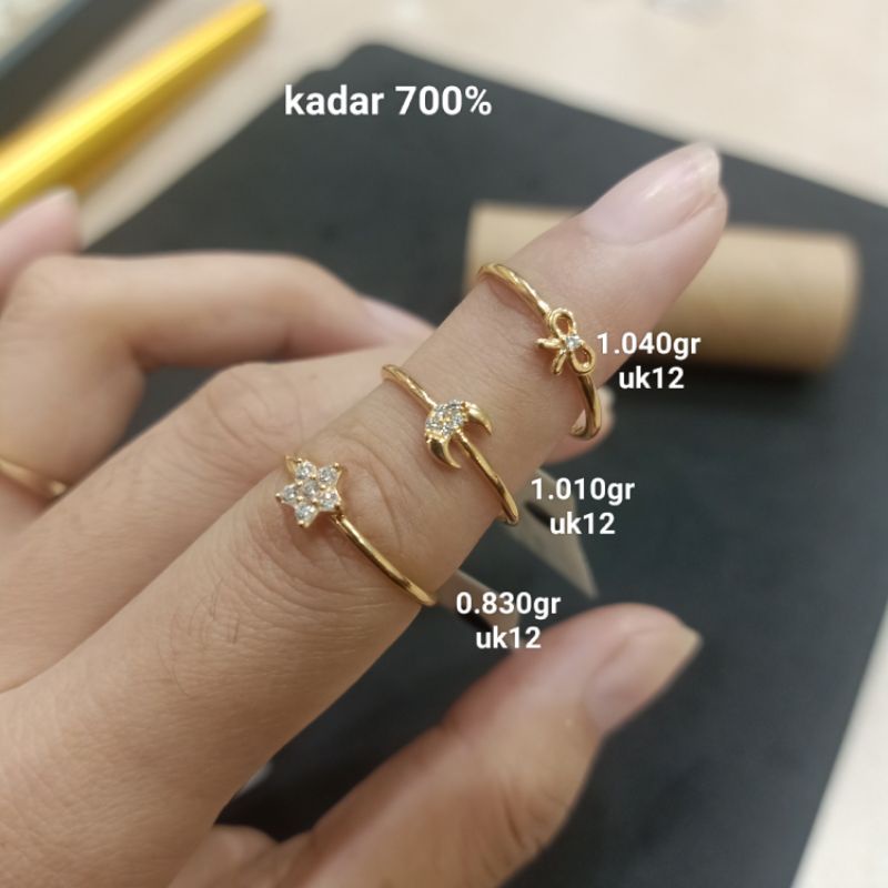 cincin emas model simpel² emas 700%