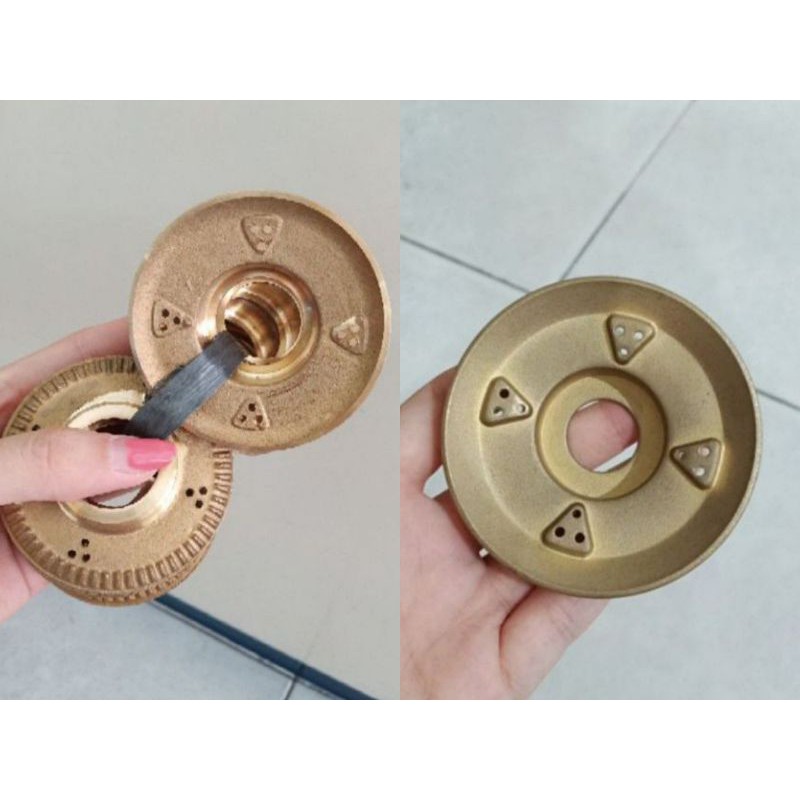 Burner/kuningan rinnai ori RI522C , RI522E , RI602E , RI603E , 511C , 511E