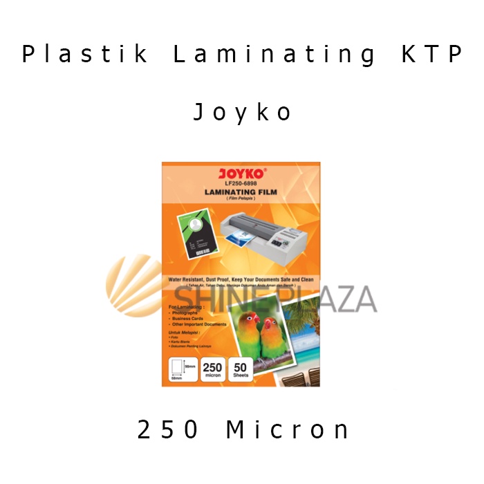 

Zyd Plastik Laminating KTP Joyko - Laminating Film KTP 250 Micron