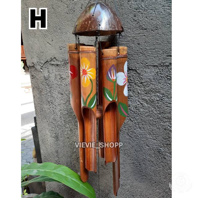 [BISA COD] Lonceng Angin Bambu Wind Chime Murah Meriah