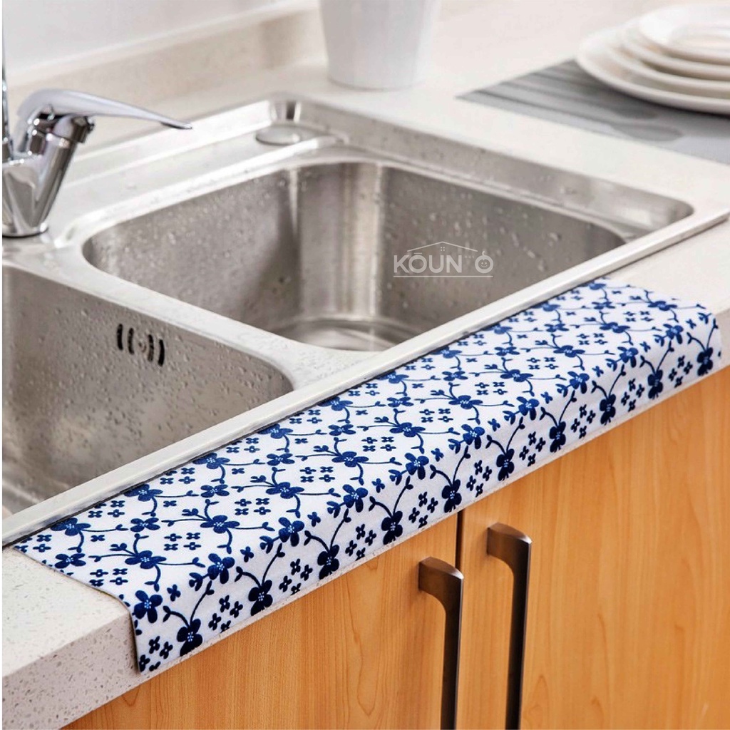 Stiker Anti Air Stiker Kain Penyerap Air Tempelan Dapur Wastafel Kloset Closet Basin Kitchen Sink