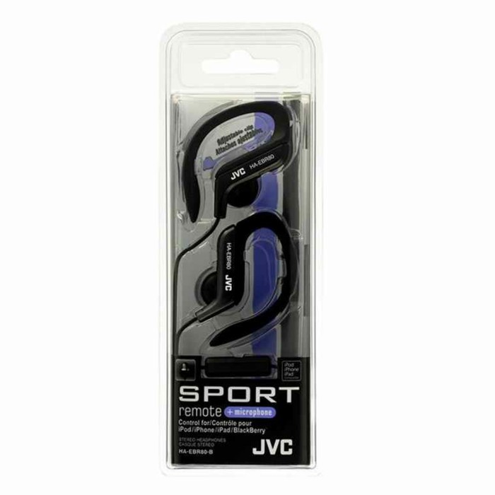 JVC HA EBR80 Sport Earphone   Black