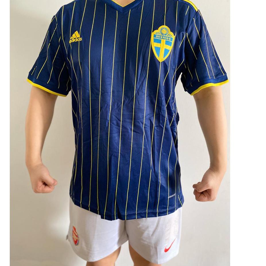 Harga Grosir JERSEY SWEDIA AWAY EURO 2020 GRADE ORI ..,..