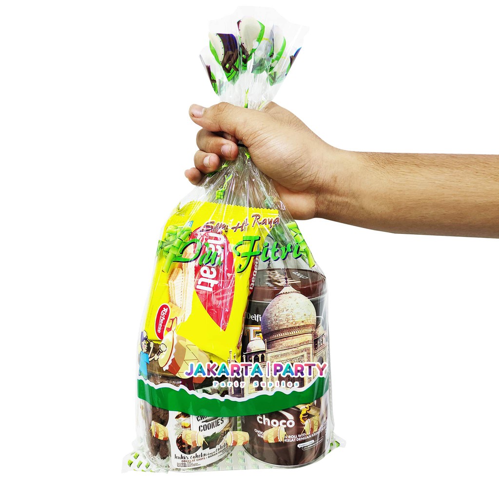 plastik bingkisan lebaran / plastik snack Idul Fitri / Opp Lebaran