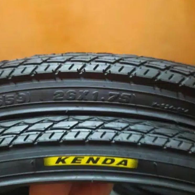 I7Z7 ban sepeda 26 x 1 75 ban luar sepeda 26 x 1.75 Kenda road bike kembang halus sepeda MTB federal