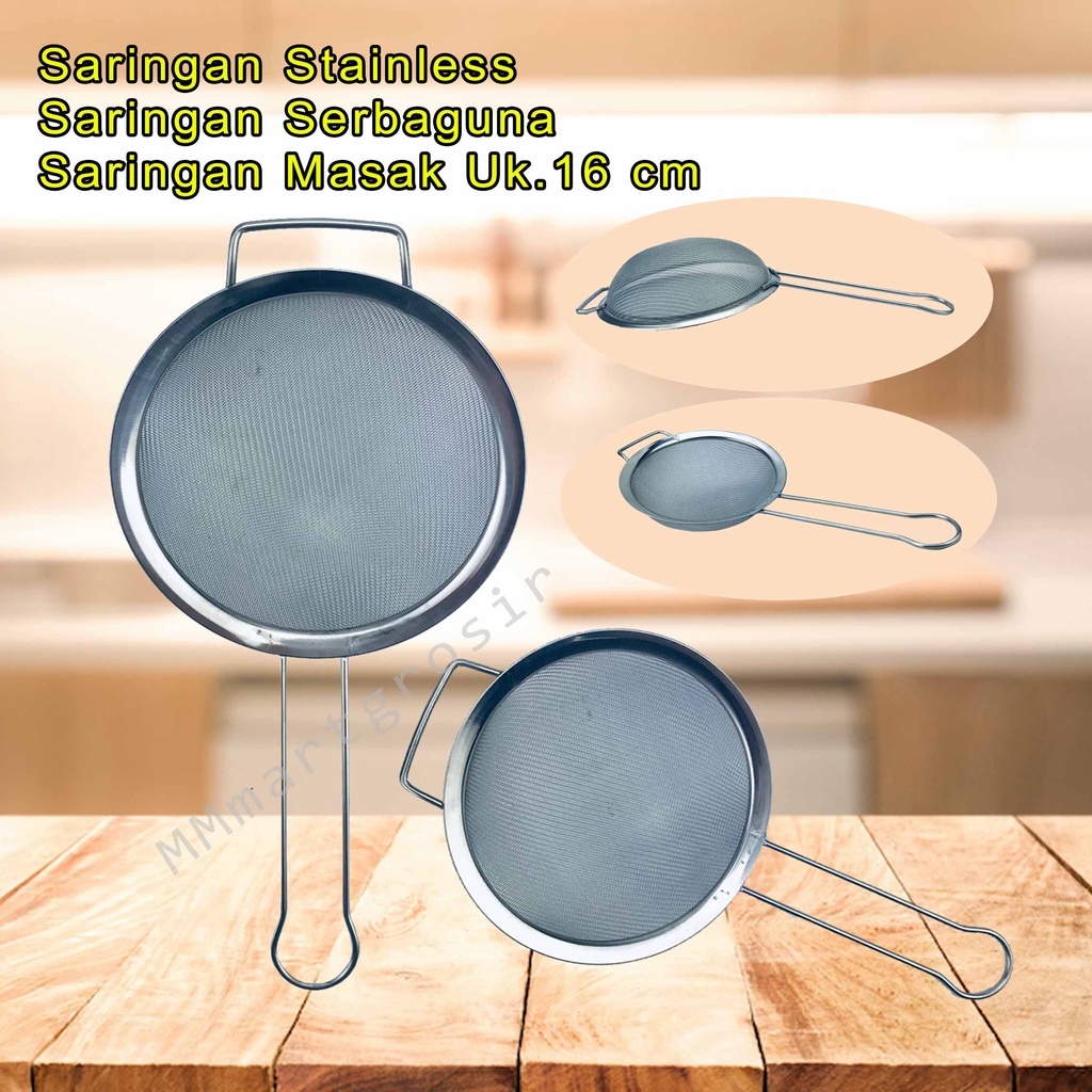 Saringan Stainless / Saringan Serbaguna / Saringan Masak / Uk.16 cm