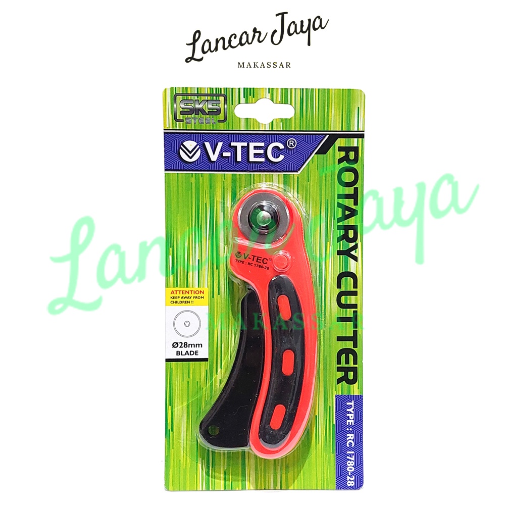 

Rotary Cutter Pemotong Putar VTEC V-TEC RC 1780-28 28 mm Blades