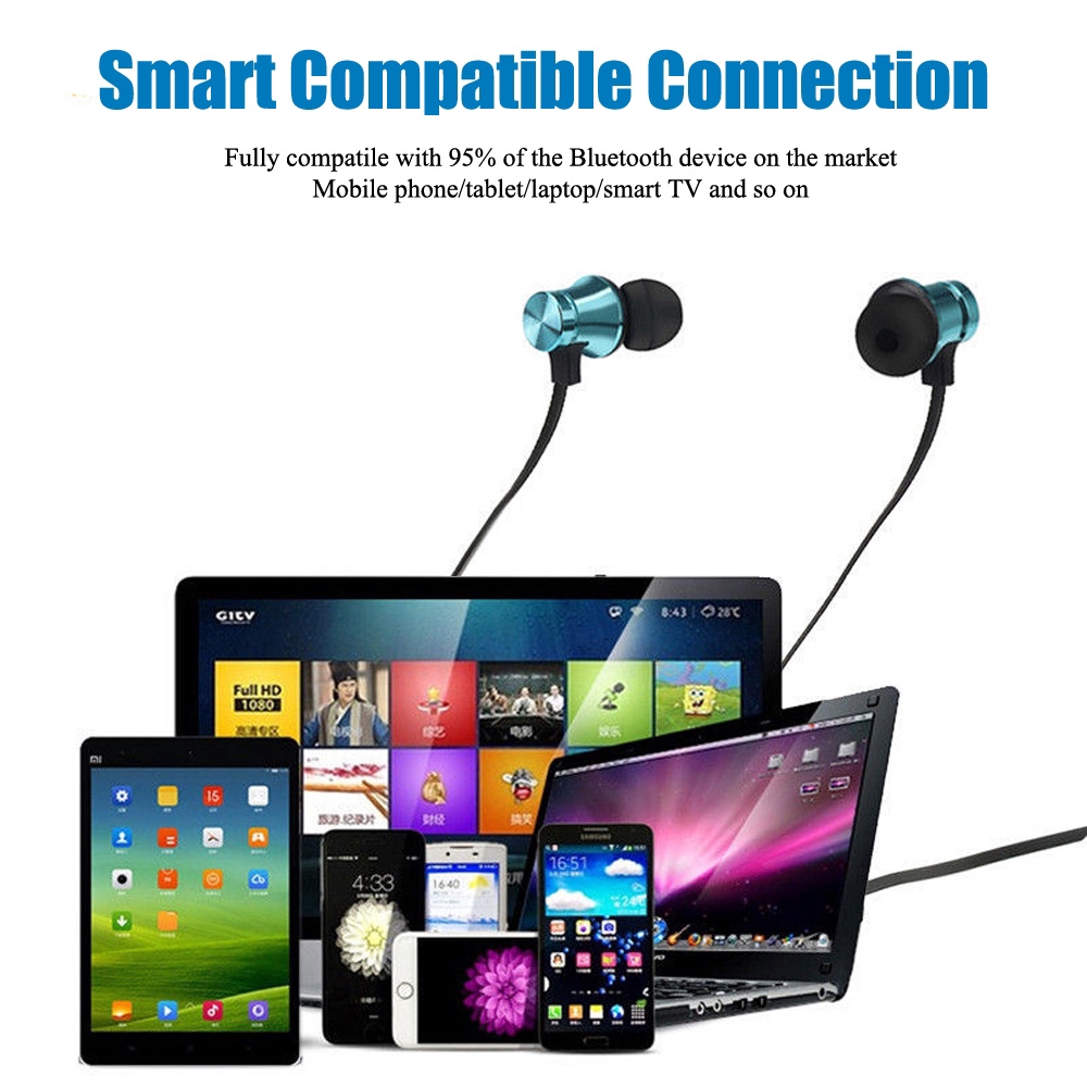 (COD) Enset Bluetooth / Magnetic Hanset Bluetooth / Sport Headset with Mic Earphone/ Neckband Earphone/ Headset Bluetooth