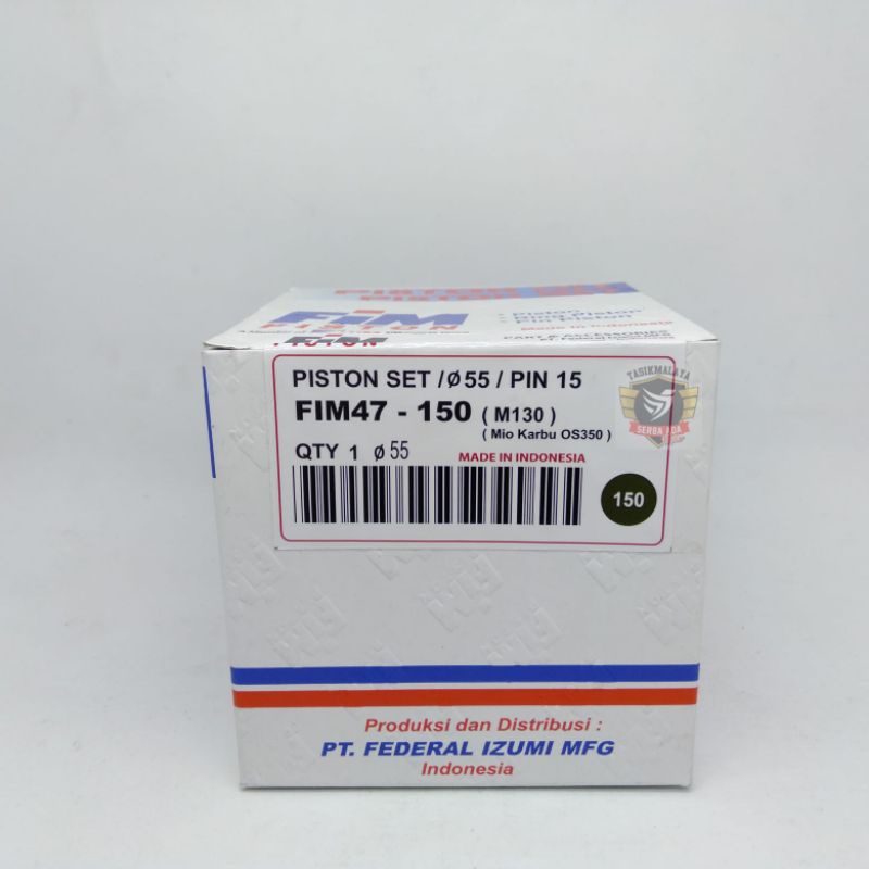 PISTON KIT SEHER KIT MIO XB KARBU FIM47 DIAMETER 53,5 - 55 os STD 50 100 150 . FIM 100% Original