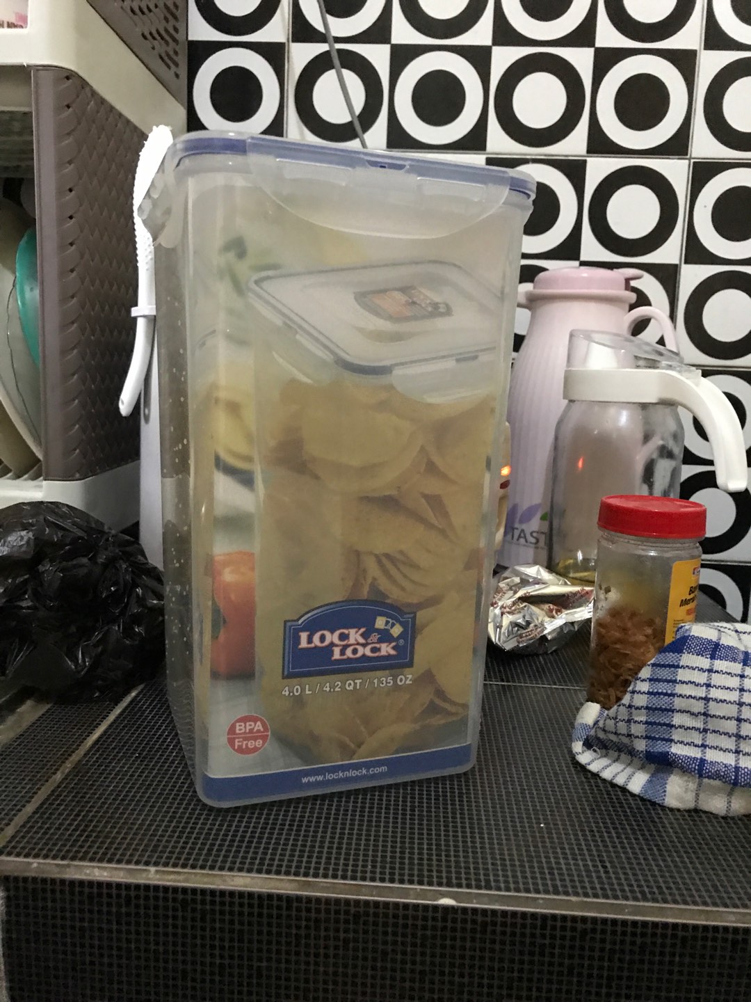 Lock&lock Toples Makanan 4liter - Hpl822r -