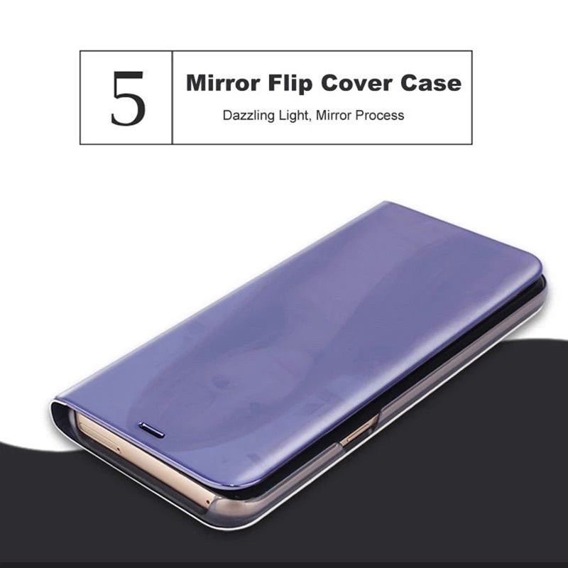 XIAOMI REDMI 10 10A S2 Flip Cover Clear View Case Mirror Standing Auto Lock