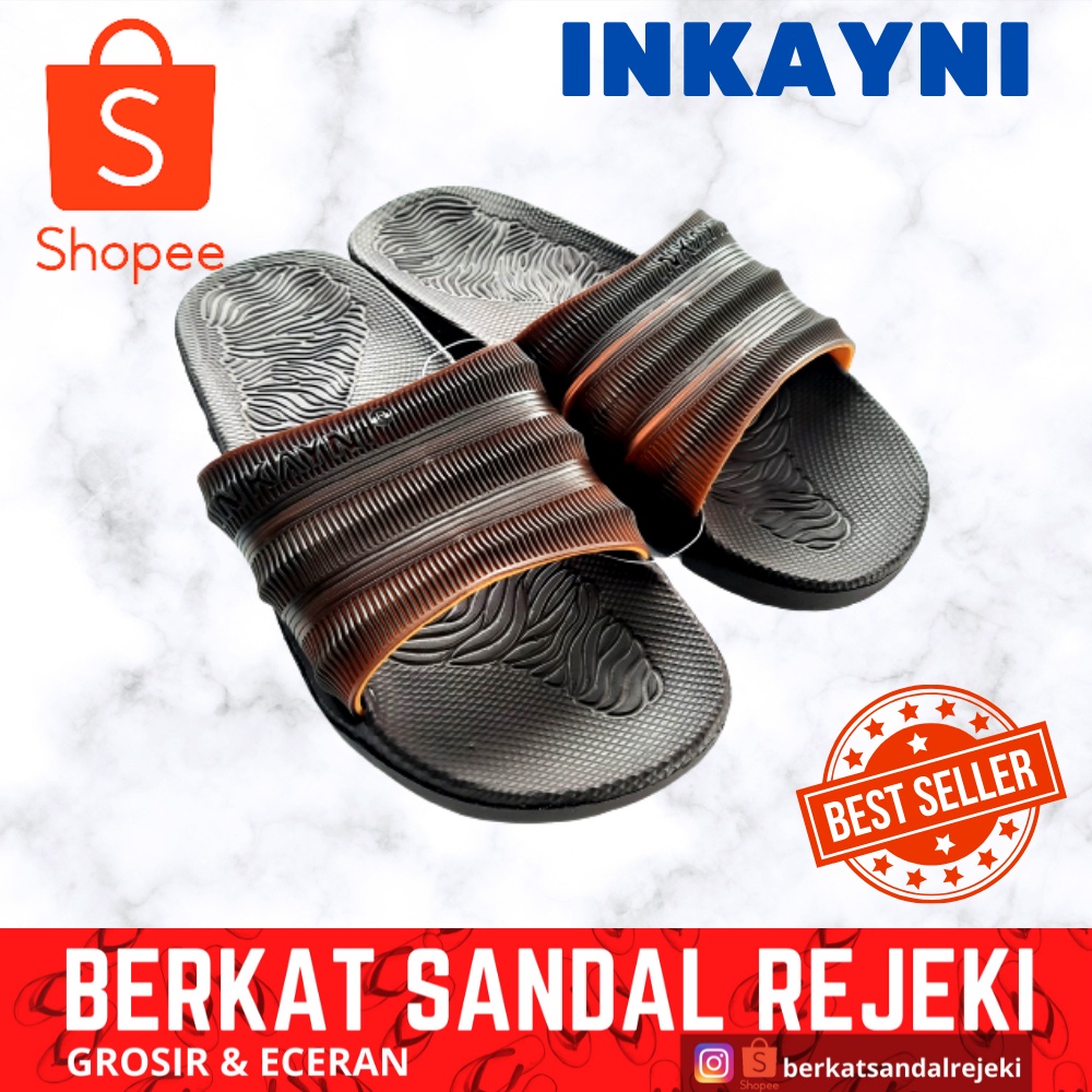 Sandal Slop Pria Karet INKAYNI 6009
