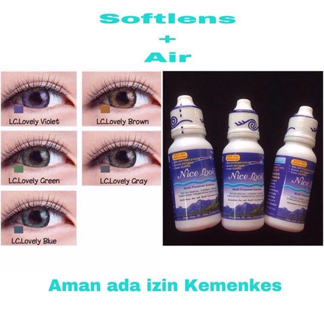 

Softlens + air ( ada izin Kemenkes )