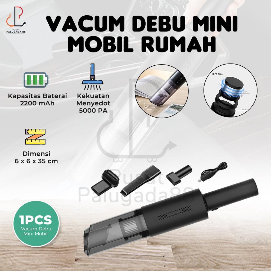 Wireless Vacuum Cleaner Portable Vakum Vacum Debu Mini Mobil Rumah