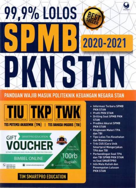 Buku Soal Pkn Stan 99 9 Lolos Spmb Pkn Stan 2020 2021 Shopee Indonesia