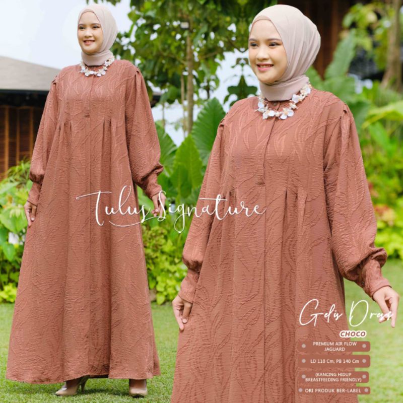 (NEW)GAMIS DRESS WANITA OOTD//GELIS BY TULUS SIGNATURE